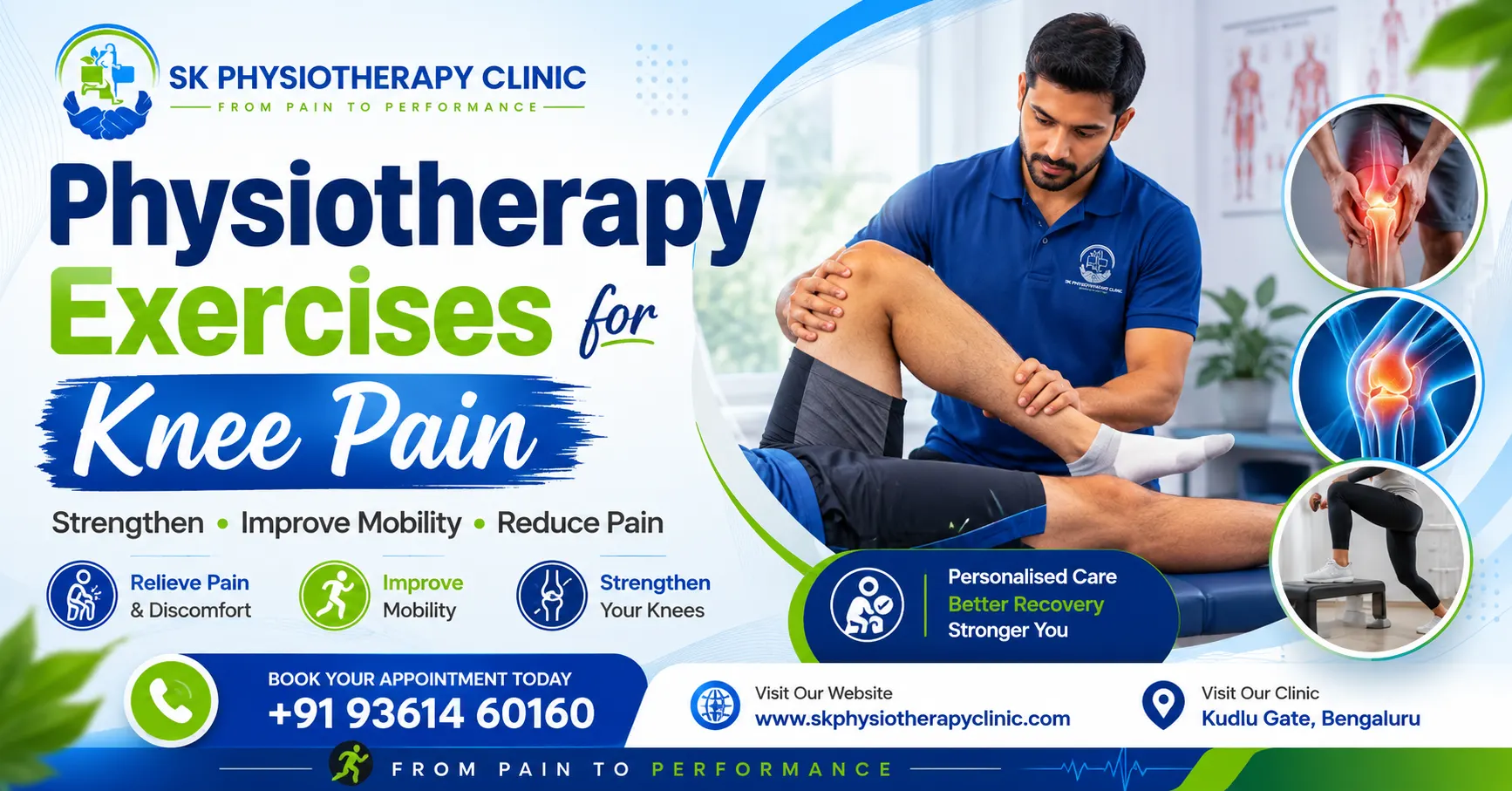 Physiotherapy Exercises for Knee Pain SK Physiotherapy Clinic