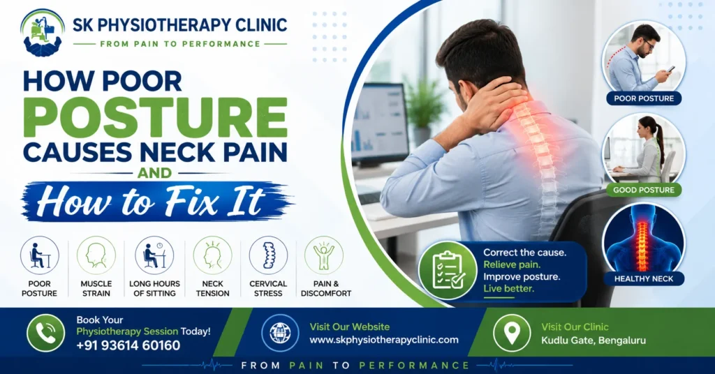 How Poor Posture Causes Neck Pain and How to Fix It